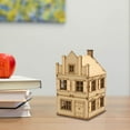 thumbnail image 6 of Assembled House Model Building Kit European House Diorama Scene Wooden Material for Hobbyists and Collectors, 6 of 9