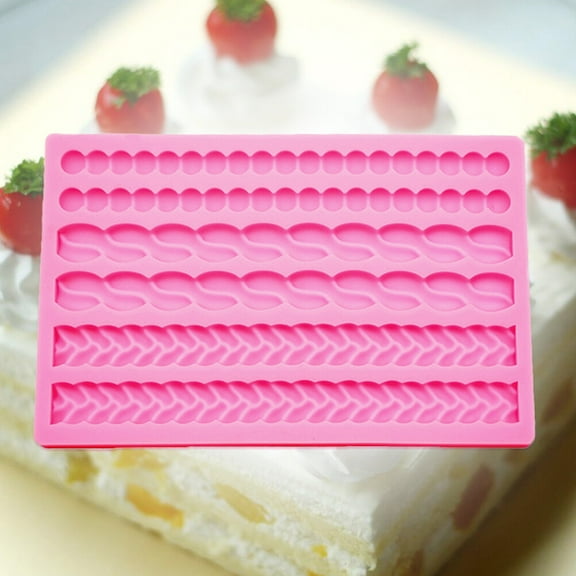 Gems Silicone Molds Cake Decorating Tools Bakeware Cupcake Dessert Chocolate Fondant Mold (Pink)
