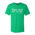 thumbnail image 2 of Wild Bobby, Thou Shall Not Try Me Mood 24:7, Inspirational/Christian, Men Premium Tri Blend Tee, Envy, Small, 2 of 4