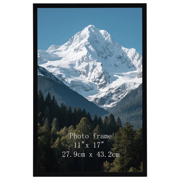 Mainstays 24x36 Black Poster Frame, Wall Display for Posters, Art ...