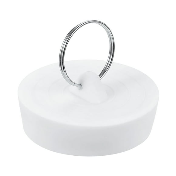 Uxcell Rubber Sink Plug, Bathtub Drain Stopper Fit for 1-7/8" to 1-15/16", White