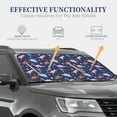 thumbnail image 4 of Fotbe Dinosaur 2-Piece Car Windshield Sun Shade | Sun Blocker for Car Windshield | Foldable Automotive Interior Accessories for Sun Protection-Large, 4 of 7