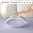 thumbnail image 5 of Viviland Full Size Sheet Set,Cozy Microfiber Full Bed Fitted Sheet with 15" Deep Pocket & Non-Slip Straps, Double Bedding Sheets & Pillowcases, Voilet, 5 of 9