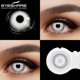 thumbnail image 1 of EYESHARE-lentes de contacto de 2 piezas para Halloween, lentillas de Color para ojos, lentillas blancas y negras, lentillas de colores para Cosplay de Anime, 1 of 4
