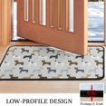 thumbnail image 3 of Bulldog Dog Door Rugs,Washable Non Slip Door Mats Indoor,Decorative Door Mats,Entry Mat Indoor for Entrance,Bedroom,Kitchen,Bathroom,30"x17", 3 of 6