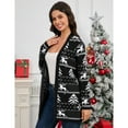 thumbnail image 2 of Yesfashion Women's Cute Cardigan Ugly Christmas Sweaters for Women 2025 Long Sleeve Sweater, 2 of 5