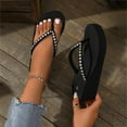 thumbnail image 7 of enyan Womens Sandals Womens Arch Support Flip Flops Ladies Comfort Lightweight Soft Yoga Mat Cushion Walking Thong Sandals,White,Size 7.5, 7 of 7