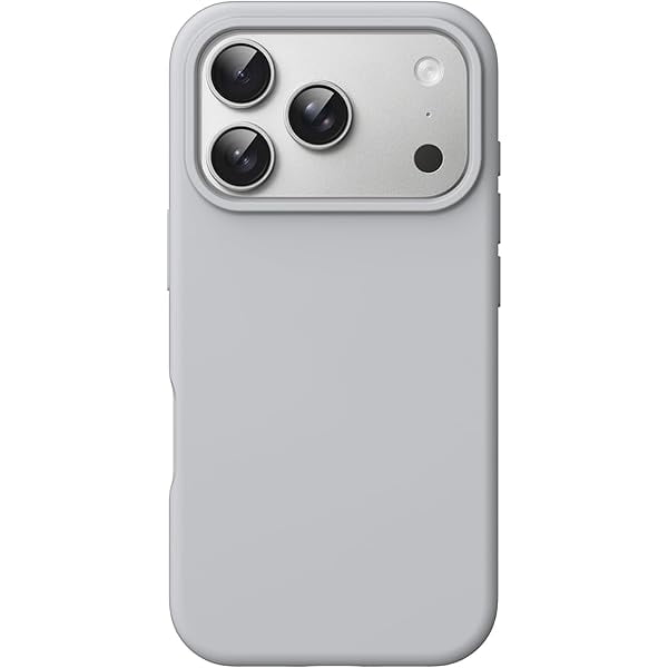 wonima11 JETech Liquid Silicone Case for iPhone 17 Pro Max 6.9-Inch, Silky Soft Touch Full-Body Protection, Anti-Scratch Shockproof Phone Cover with Microfiber Lining (Grey)