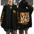 thumbnail image 2 of Anime Hoodie Zip Up Jacket Karasuno Plus Size Sweatshirt Harajuku Unisex, 2 of 7