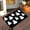 Black, variant on Halloween Pumpkin Rug Non-Slip Flannel Bath Mat | Soft Polyester Carpet for Doorstep Living Room Bedroom | Stain-Resistant Easy Clean Fall Decor | Gray Pink Black 19.6x31.4in