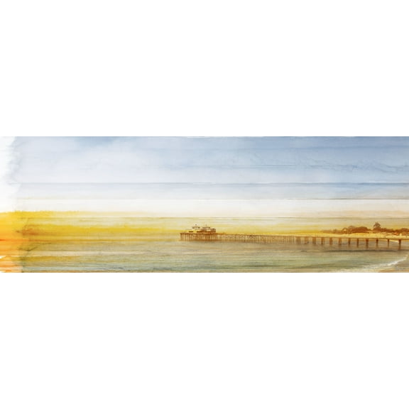 Parvez Taj Malibu Pier Art Print on Premium Canvas