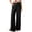 BH34_Black, variant on Wide Leg Dress Pants for Women Pull on Elastic Stretchy Work Pants High Waisted Casual Slacks with Pockets Mint Green S