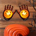 thumbnail image 1 of Portavelas de Té con Forma de Mano de Esqueleto | Candelabro de Resina para Halloween | Mano Fantasma Espeluznante para Mesa, Escritorio, Fiesta y Decoración Del Hogar | Compatible con Velas de Té Es, 1 of 6