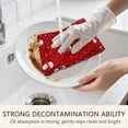thumbnail image 5 of 2 Pcs Funny Kitchen Towels,Red Christmas Snowman Pattern Microfiber Dish Towels,Kitchen Tea Towels,Kitchen Towel Set (18" X 26"), 5 of 7