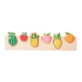 thumbnail image 3 of Tablero de rompecabezas para combinar, juguete para clasificar y apilar, bloques, regalos para niños en edad preescolar Fruta, 3 of 9