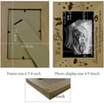 thumbnail image 2 of Ultrasound Picture Frame Sonogram Wood Photo Frames Engraved Display Wooden Tabletop Postcard Frame for Hanging Wall Gallery Birthday Christmas New Mom New Dad Gifts Desk Decor 4x6Inch Colorful, 2 of 9