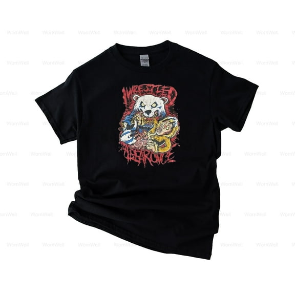 WornWell94 Iwrestledabearonce Mathcore Experimental Metal Band T-Shirt, SW, Hoodie Unisex, up to 5XL