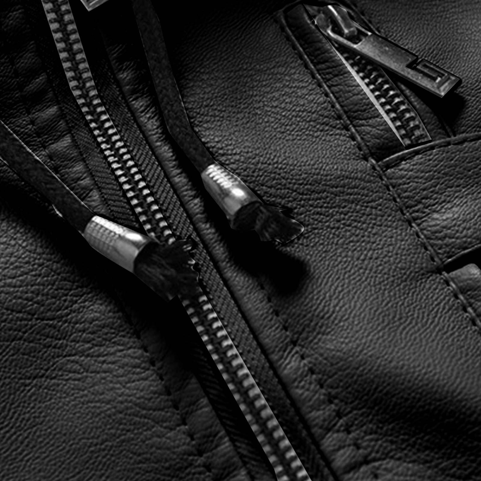 Men's Faux Leather Jacket Waterproof Bomber Jacket Winter Fleece Vintage PU Motorcycle Jacket Zip-Up Cafe Racer Coat