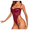 thumbnail image 2 of uublik Valentines Lingerie Set for Women Plus Size Babydoll Lace Bodysuit Sexy Naughty, 2 of 5