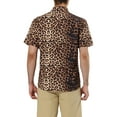 thumbnail image 3 of MODA NOVA Big & Tall Men's Casual Summer Animal Printed Button Down Shirts, 3 of 5