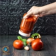 thumbnail image 2 of 12 oz Glass Jars with Lid, Fits Most Oster Blenders for Blending Smothies and Storing Pickles, Honey, Spice, Candy, Jam, Overnight oats, Meal Prep Containers (4), 2 of 6