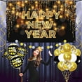 thumbnail image 4 of KatchOn Black & Gold New Year Decorations 2026 - Pack of 50 | Banner, Balloons, Backdrop for New Year's Eve Party Supplies, 4 of 5