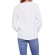 thumbnail image 3 of CAMISAS DE MANGA LARGA INSPIRE CHIC Blusa para Mujer Moda Casual 2025 Blusas de Punto Texturizadas Cuello en V XS Blanca, 3 of 5