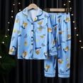 thumbnail image 1 of Spiderman Marvels Niños Pijamas Niños Ropa de algodón Pantalones Conjunto Ropa de dormir de dibujos animados Niños Pijamas para niñas Trajes Niño Pyjama12 altura 115-125 cm zhangmengya CONDUJO, 1 of 2