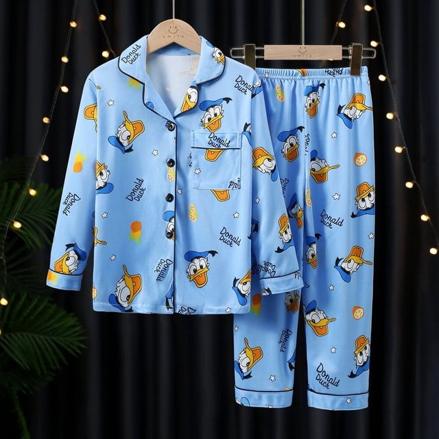 Spiderman Marvels Niños Pijamas Niños Ropa de algodón Pantalones Conjunto Ropa de dormir de dibujos animados Niños Pijamas para niñas Trajes Niño Pyjama12 altura 115-125 cm zhangmengya CONDUJO