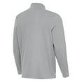 thumbnail image 3 of Men's-Antigua  Gray New York City FC Perilous Quarter-Zip Top, 3 of 3