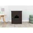 thumbnail image 3 of TRIXIE Litter Box Enclosure Hide Litter Boxes Storage Drawer Indoor Cat Home, Accent Table, Brown, 3 of 8