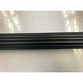 thumbnail image 3 of 2 Inch Diameter Drapery Wood Fluted Curtain Rod 8 FT (Black), 3 of 5