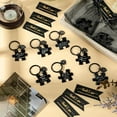 thumbnail image 3 of Employee Appreciation Gift for Coworker Inspirational Keychain with Thank You Tag Organza Bag for Xmas Team, 10 Style, 3 of 6