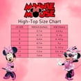 thumbnail image 7 of Disney Minnie Mouse Toddler Girls' Hi-Top Flat Heel Lace-up Canvas Sneakers, 7 of 7