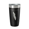thumbnail image 1 of Wonder Lake Map Tumbler Travel Mug Insulated Laser Engraved Coffee Cup Alaska 20 oz Black, 1 of 5