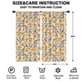 thumbnail image 2 of Blackout Kids Curtains,Yellow Green Leaf Flower Pattern Childrens Insulated Curtains Set Of 2,Bedroom Essentials,Toddler Room Decor 42"x84", 2 of 5