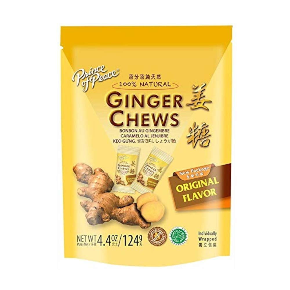 Prince of Peace 100 Natural Ginger Candy, 3 PAK 3 X 4.0oz (3 x 113g