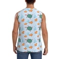 thumbnail image 4 of Daiia Turtles And Goldfish Printed Men's Tank Tops,Casual Soft Sleeveless Gym Muscle Shirts Bodybuilding Tee-Medium, 4 of 8