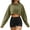 Army Green women fall winter crop top a1, variant on thefmos Women's Fall Winter Round Neck Long Sleeve Crop Top Solid Casual Basic Pullover Tops Cozy Tees Blouses Soft Fashion Shirts Clothes, Mint Green S