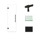 thumbnail image 3 of Transolid Ehta257610c-Bk Elizabeth 76" High X 25" Wide Hinged Semi Frameless Shower Door -, 3 of 7