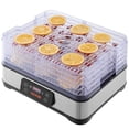 thumbnail image 4 of Deshidratador de alimentos VEVOR eléctrico de 5 bandejas con temporizador y control de temperatura, 4 of 9