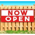 thumbnail image 1 of Now Open Stack 13 oz Vinyl Banner With Metal Grommets, 1 of 4