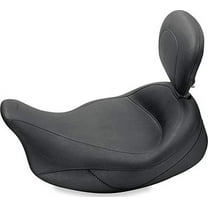 Mustang 79446 Super Touring Solo Motorcycle Seat with Driver Backrest for H