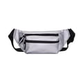 thumbnail image 1 of Riñonera para hombre y mujer, bandolera, para viajes, correr, senderismo, ciclismo, fácil de llevar el teléfono, plateada, 1 of 5