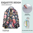 thumbnail image 5 of "Trendy Sunflower Themed Backpack with Flowers Print - Durable Water-Resistant School Backpack for Women & Teens, Padded Shoulder Straps, Spacious Interior for Daily Use", 5 of 6
