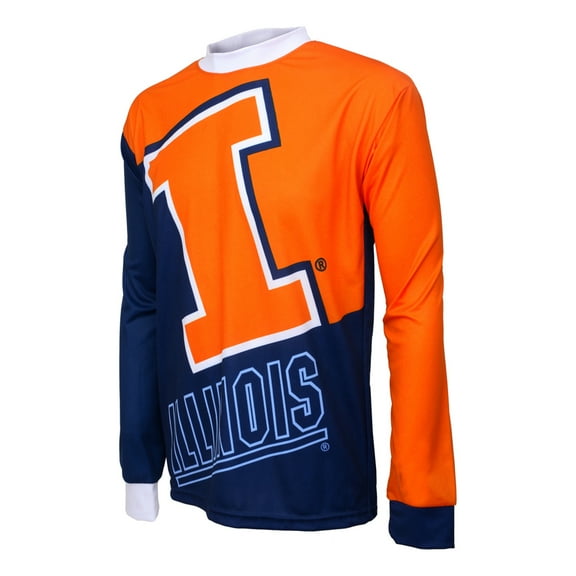 Adrenaline Promotions University of Illinois Long Sleeve Mountain Bike Jersey (University of Illinois - S)