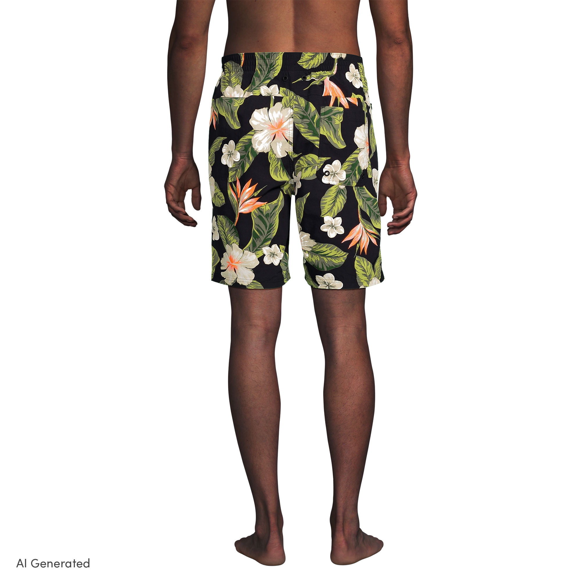 Lands' End Men's 9" Volley Hydroliner Swim Trunks