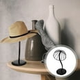 thumbnail image 1 of KALLORY Organizador De Sombreros Resistente De Hierro Negro Para Exhibición En Baños Y Espacios Comerciales, 1 of 7