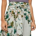 thumbnail image 4 of Women Boho Beach Pants  High Waist Casual Loose Flared Wide Leg Straight Printing Beach Trousers, 4 of 5