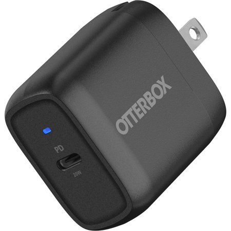OtterBox 20W USB-C Fast Charge Single Port Wall Charger - Black